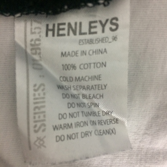 Henleys Mens S Athletic 100% Cotton TShirt VINTAGE - Picture 7 of 7